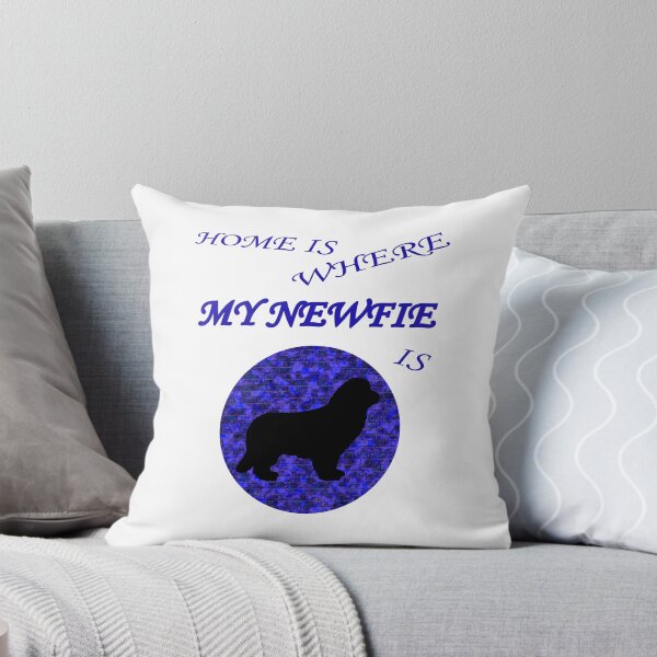 Item preview, Home Is Where My Newfie Is designed and sold by Moonyflower.
