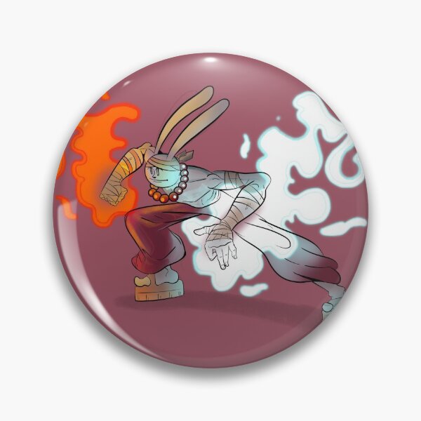 Item preview, rabbit monk of fire and ice designed and sold by nikolasso.