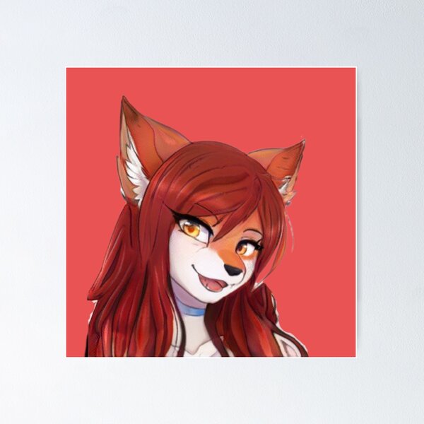 Item preview, Foxy Furry Girl (original furry series) designed and sold by CraftyGHippie.