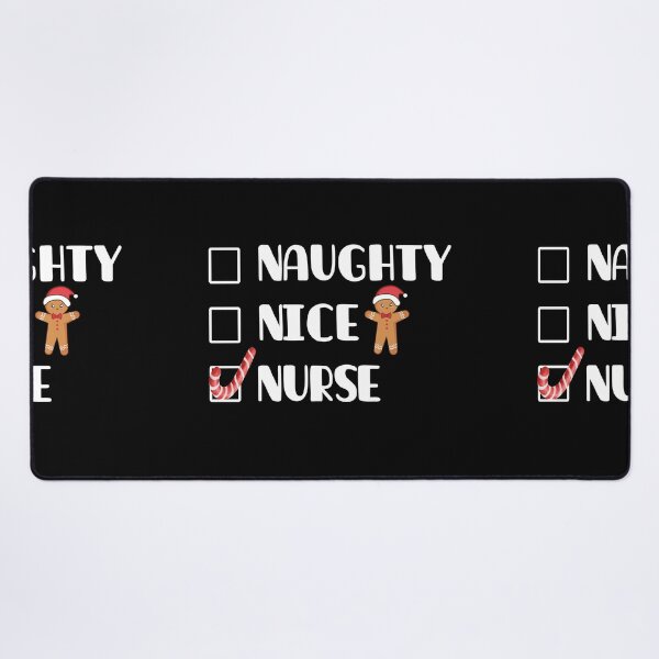 Item preview, Naughty Nice Nurse - Funny Nurse Christmas Gift for nurse designed and sold by AsmArt-co.