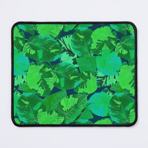 Item preview, Tropical Leaves on Blue designed and sold by AmeyCamp.
