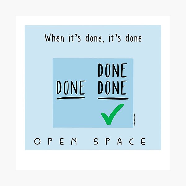 Item preview, Open Space principles - When it’s done… designed and sold by Steve Silbert.