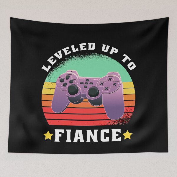 Item preview, Leveled Up To Fiance,Newly Engaged designed and sold by Eddie SH.