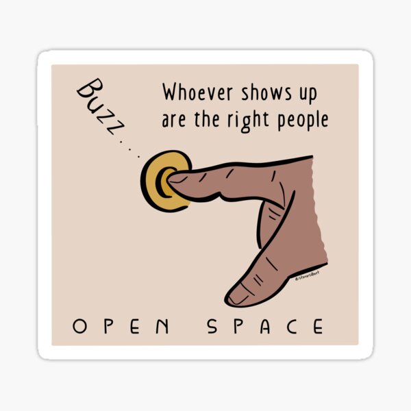 Item preview, Open Space principles - Whoever shows up… designed and sold by Steve Silbert.