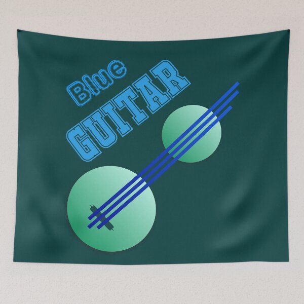 Item preview, Blue Guitar designed and sold by VkScript.