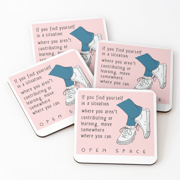 Item preview, Open Space principles - Law of Two Feet designed and sold by Steve Silbert.