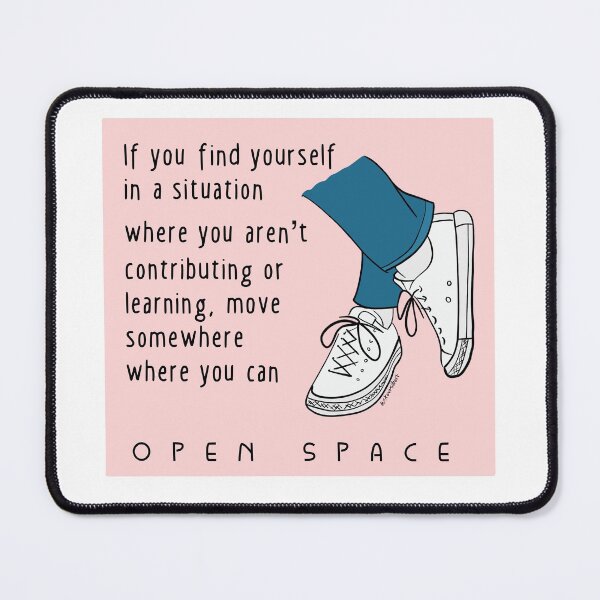 Item preview, Open Space principles - Law of Two Feet designed and sold by Steve Silbert.