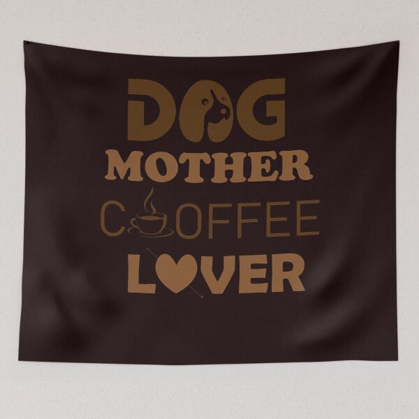 Item preview, Dog Mother, Coffee Lover - Funny Dog Mom Tees designed and sold by StreetShirts1.