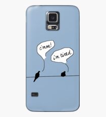 Two Birds on a Wire Case/Skin for Samsung Galaxy