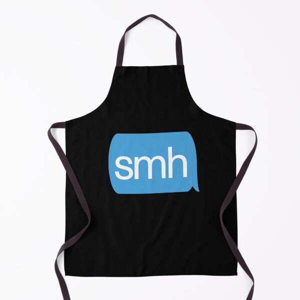 Item preview, smh - shake my head/shaking my head text message chat bubble design designed and sold by MintGubbins.