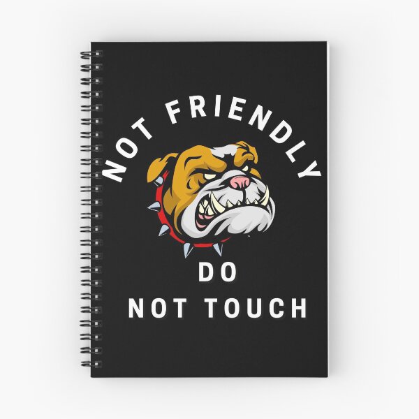 Item preview, Not friendly do not touch angry dog black designed and sold by joliartmedia.