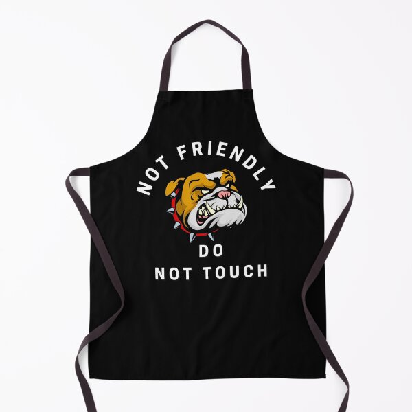 Item preview, Not friendly do not touch angry dog black designed and sold by joliartmedia.