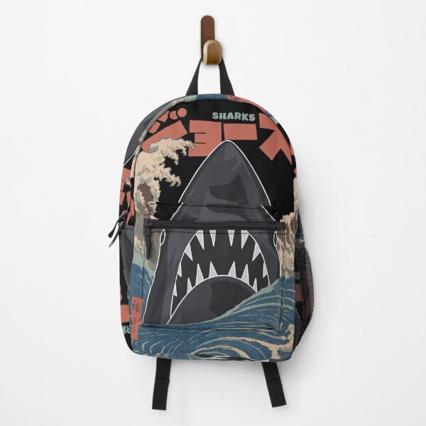 Item preview, Vintage Shark with Whirlpools of Awa designed and sold by KewaleeTee.