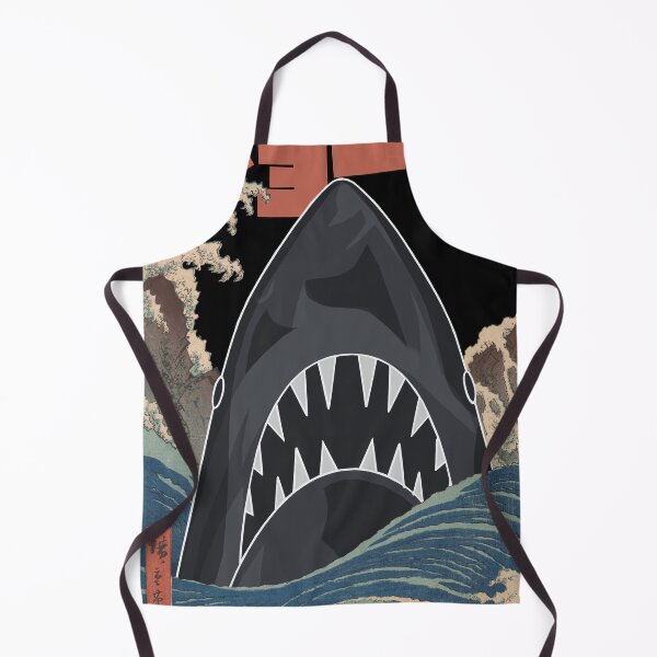 Item preview, Vintage Shark with Whirlpools of Awa designed and sold by KewaleeTee.
