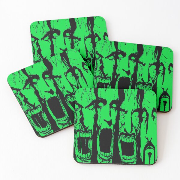 Item preview, Music Band green Face Graphic  designed and sold by madelenema4u.