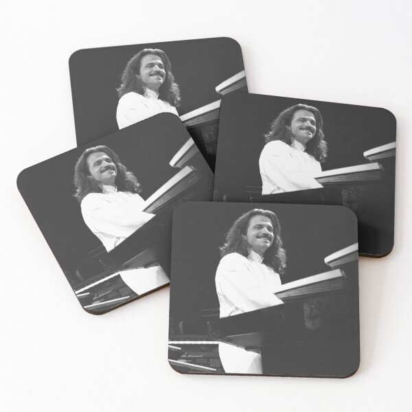 Item preview, Yanni BW Photograph designed and sold by ConcertImages.