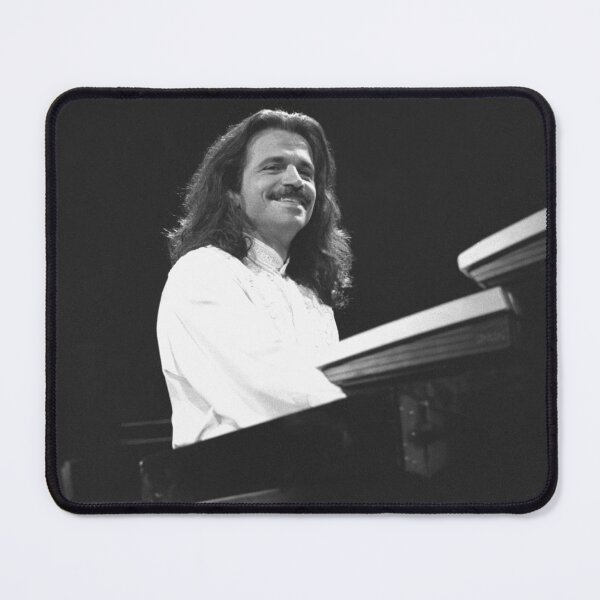 Item preview, Yanni BW Photograph designed and sold by ConcertImages.