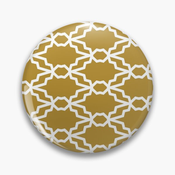 Artikelvorschau, Golden Brown and White Tessellation Line Pattern 35 Pairs Dulux 2022 Popular Colour Healing Spice entworfen und verkauft von ColorOfTheYears.