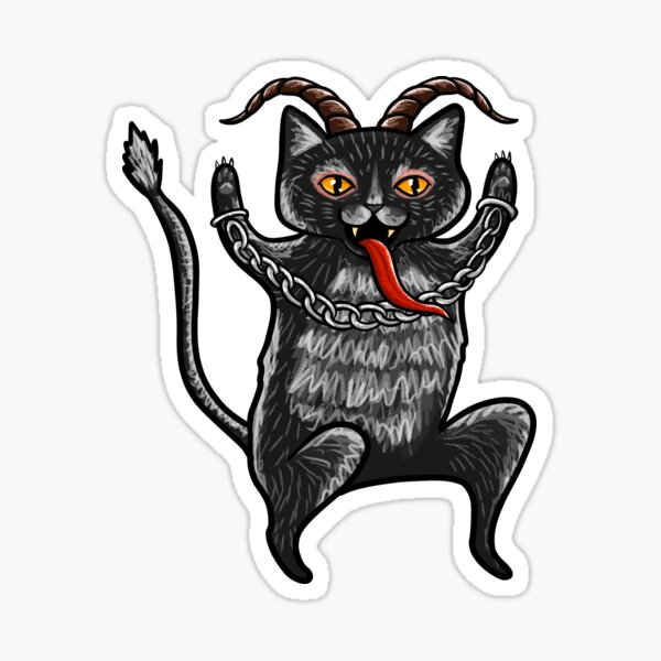 Item preview, Krampus Cat designed and sold by KilkennyCat Art.