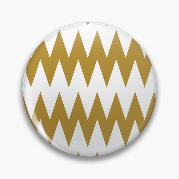 Item preview, Golden Brown and White Zig Zag Line Stripe Pattern Pairs Dulux 2022 Popular Colour Healing Spice designed and sold by ColorOfTheYears.