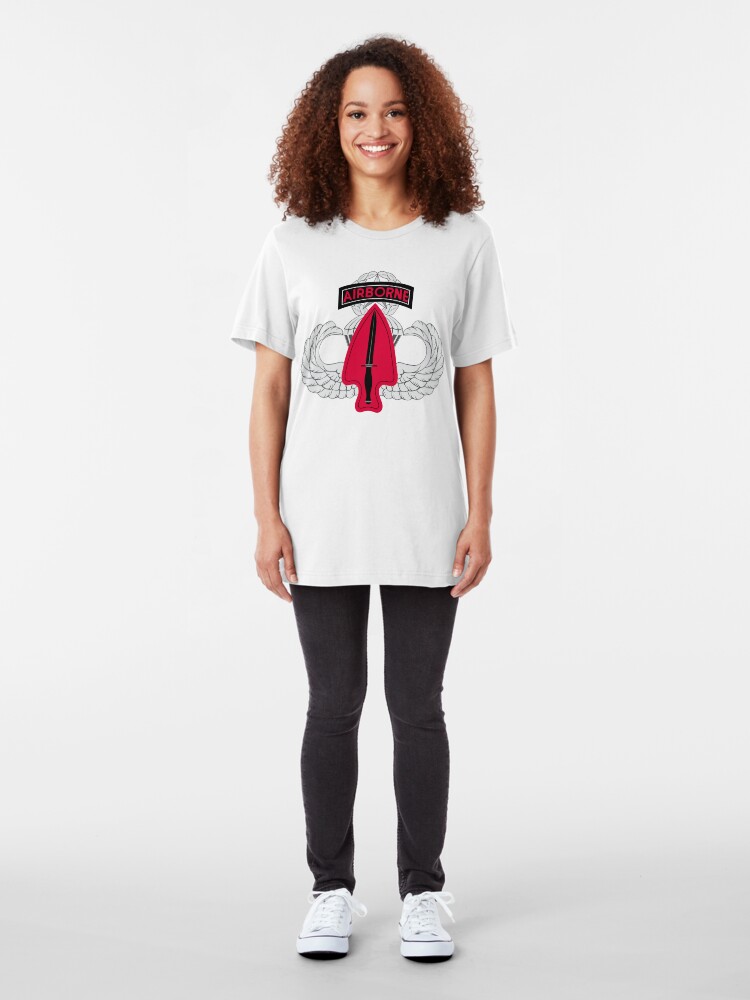 Alternate view of Special Operations Airborne Slim Fit T-Shirt