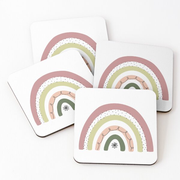 Item preview, Abstract Rainbow - Blush designed and sold by cl-canvasesuk.