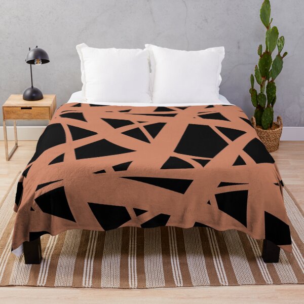 Aperçu de l'œuvre Black and Pink Abstract Mosaic Pattern 3 Pairs Dulux 2022 Popular Colour Treasured Coral créée et vendue par ColorOfTheYears.
