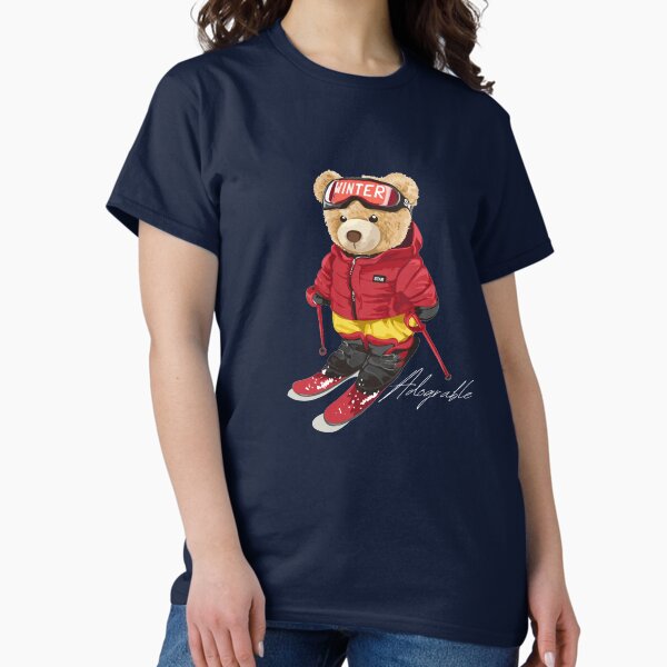 Item preview, Cute Adorable bear Skiing - Adograble Ski designed and sold by Adograble.