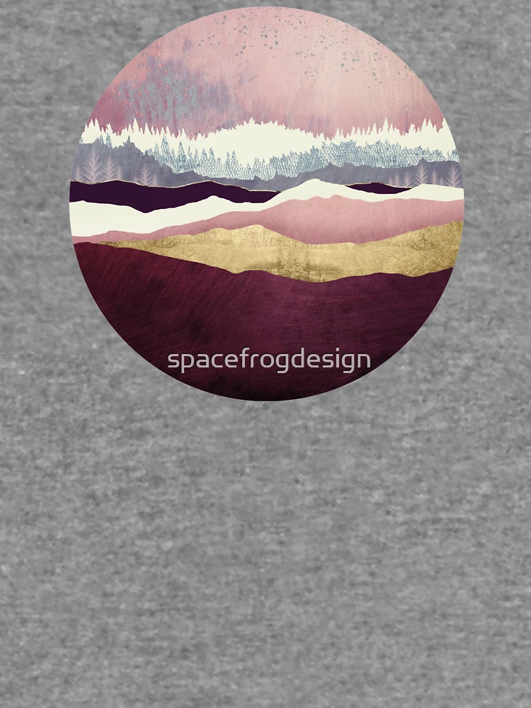 Raspberry Hills Full Zip Hoodie by SpaceFrogDesigns