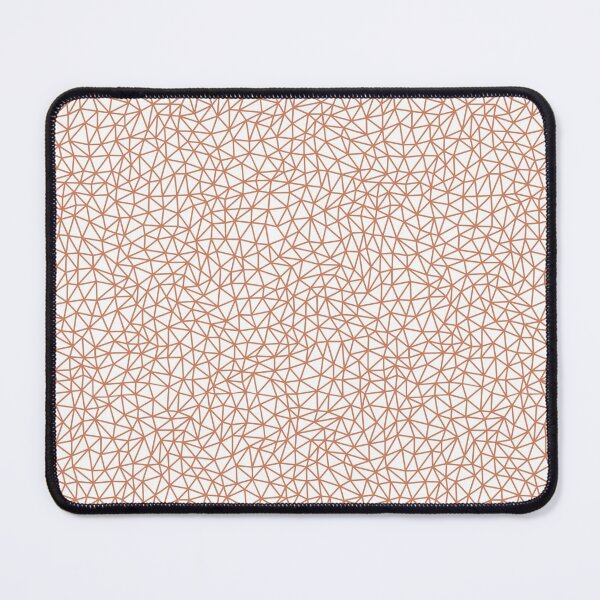 Item preview, Pink and White Multi Sized Triangle Shape Pattern Pairs Dulux 2022 Popular Colour Treasured Coral designed and sold by ColorOfTheYears.