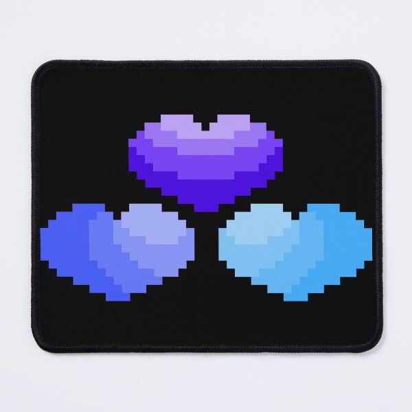 Item preview, 80s Vibe Pixel Hearts, Blues designed and sold by rin3d .