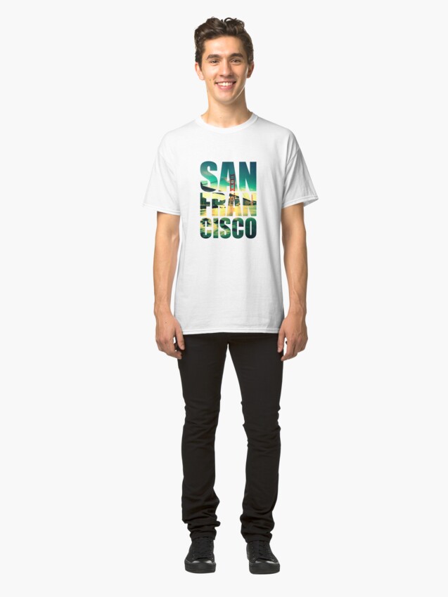 Alternate view of San Francisco, Golden Gate Classic T-Shirt