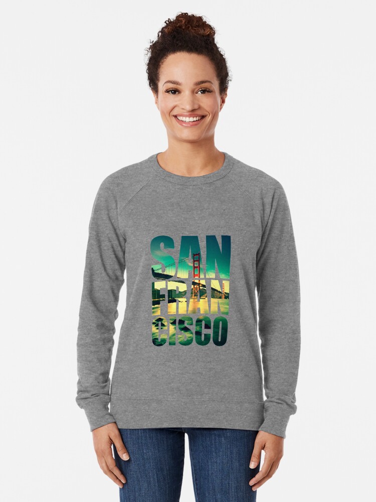 Alternate view of San Francisco, Golden Gate Lightweight Sweatshirt