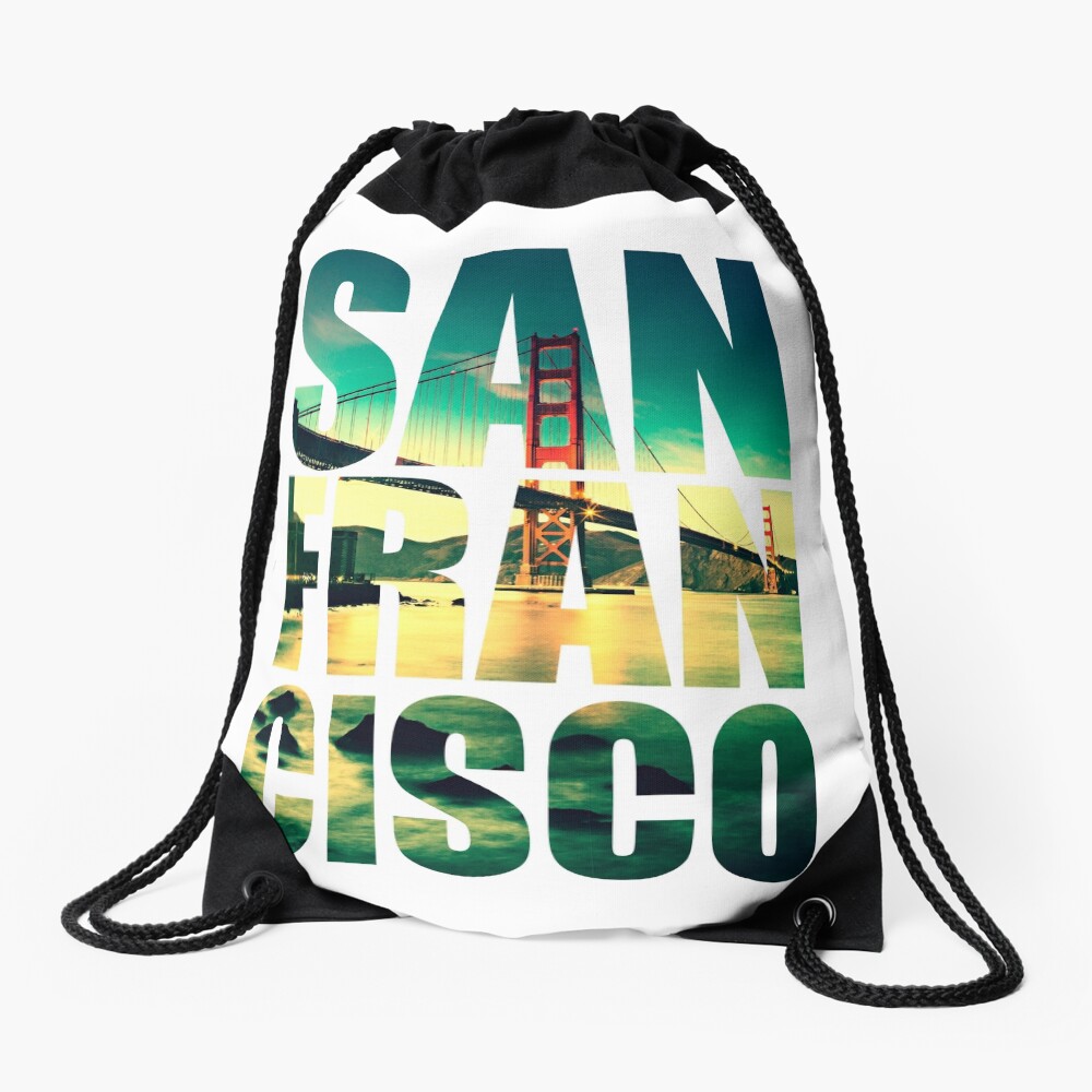 San Francisco, Golden Gate Drawstring Bag