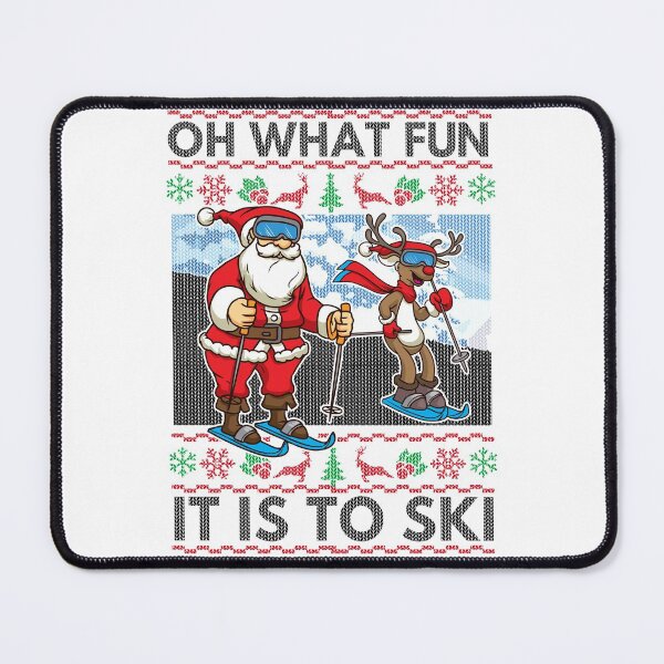 Item preview, Christmas Ugly Sweater For Skiing Lovers designed and sold by KsuAnn.