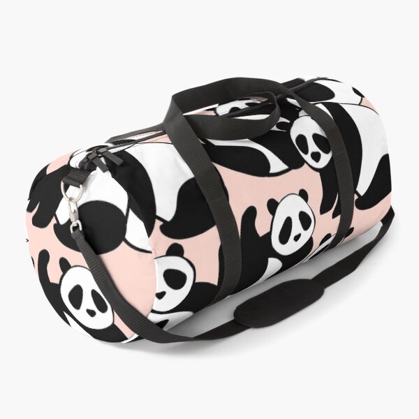 Item preview, Black and White Panda Playground on Pink designed and sold by Dominiquevari.