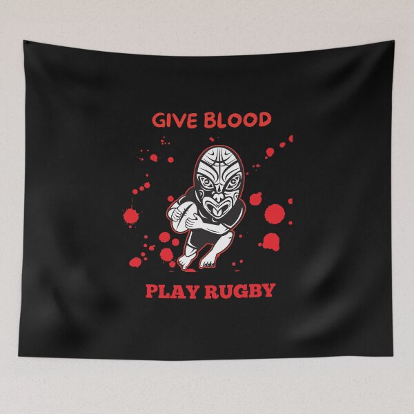 Item preview, Give Blood Play Rugby-Funny Rugby designed and sold by SighFly52.