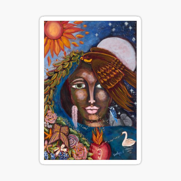 Item preview, Clan Mother - She Who Speaks Every Language designed and sold by Evelyne Verret.