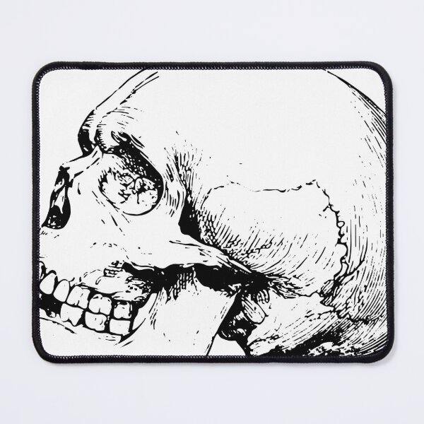 Item preview, side profile of skull illustration designed and sold by cheechlaroo13.