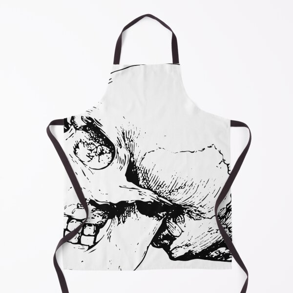 Item preview, side profile of skull illustration designed and sold by cheechlaroo13.