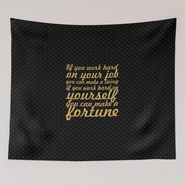 Item preview, If you work... “Jim Rohn” Life Inspirational Quote designed and sold by Powerofwordss.