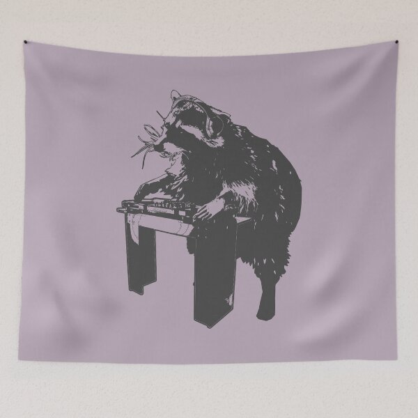 Item preview, Raccoon wielding deckstand designed and sold by autoboxdesign.
