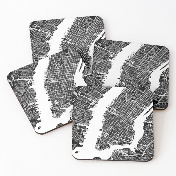 Item preview, New York City Map - Black designed and sold by helloadventure.