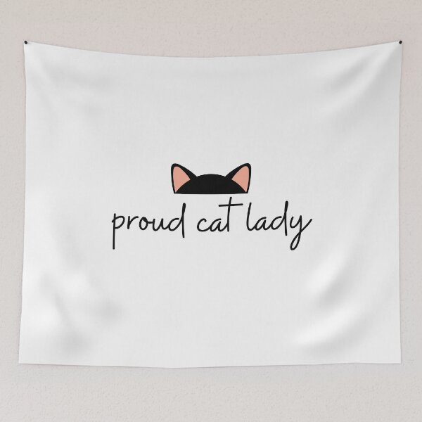 Item preview, Proud Cat Lady designed and sold by PoesyInPrint.