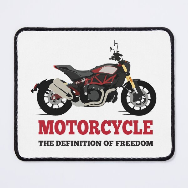 Item preview, Indian FTR 1200 with quote "Motorcycle Definition of Freedom" designed and sold by WiredDesigns.