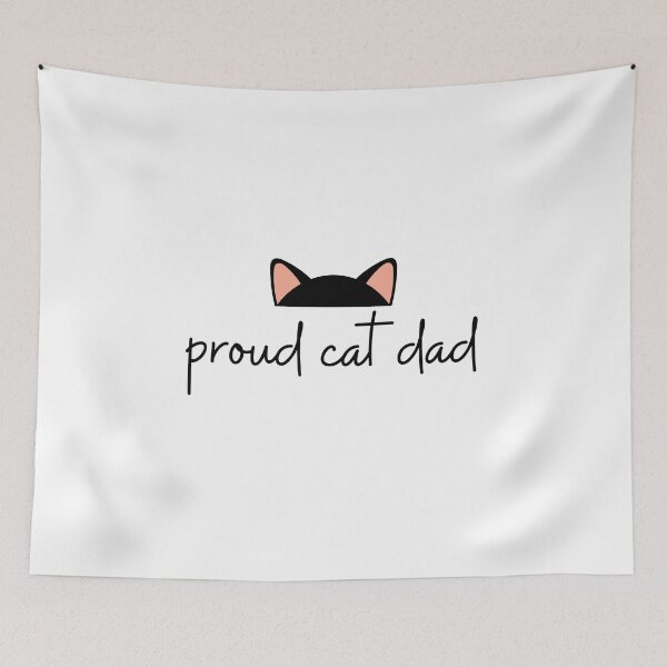 Item preview, Proud Cat Dad designed and sold by PoesyInPrint.