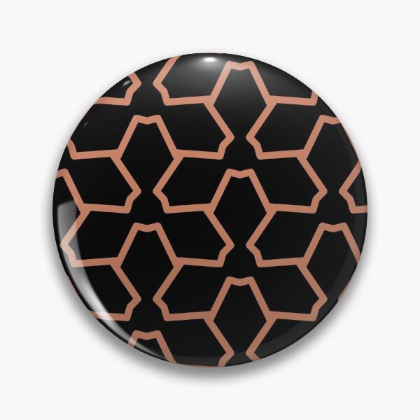 Item preview, Black and Pink Tessellation Line Pattern 12 Pairs Dulux 2022 Popular Colour Treasured Coral designed and sold by ColorOfTheYears.