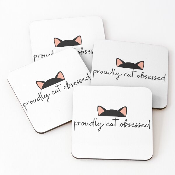 Item preview, Proudly Cat Obsessed designed and sold by PoesyInPrint.