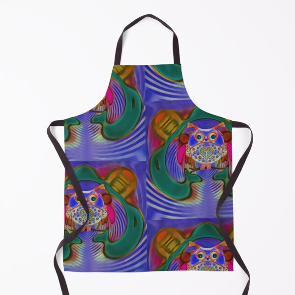 Item preview, Owl motley hearted owl to love - digital art design designed and sold by kikidu21.