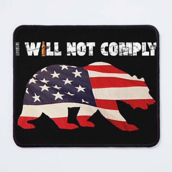 Item preview, I WILL NOT COMPLY designed and sold by HindSwan.